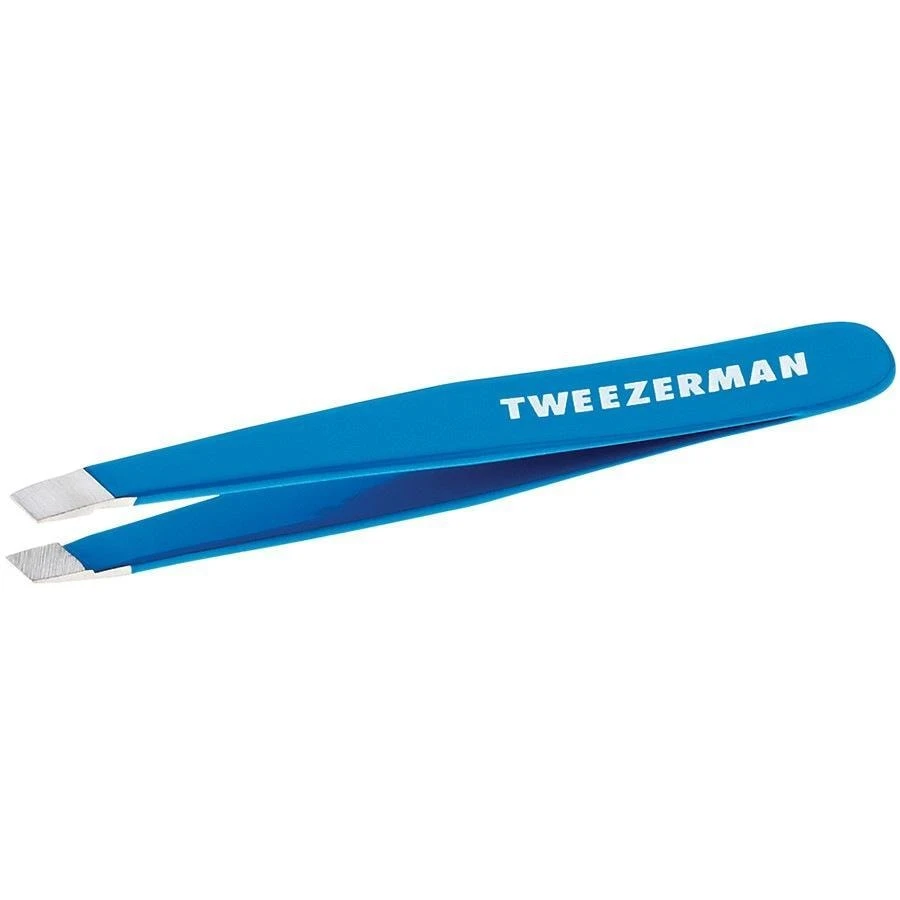 Tweezerman Mini Slant Tweezer Bahama Blue 1 Tweezerman Mini Slant Tweezer Bahama Blue