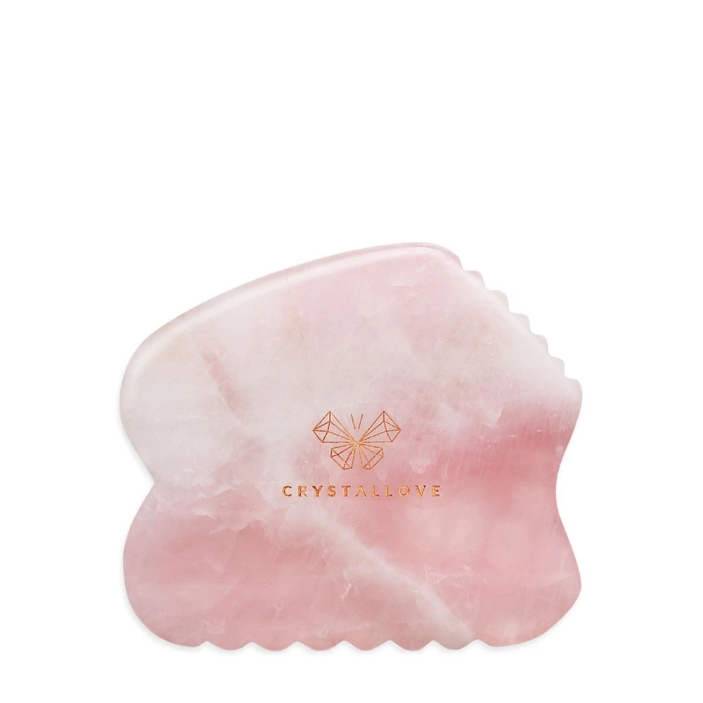 Rose Quartz Contour Gua Sha 2 Rose Quartz Contour Gua Sha - Afbeelding 2