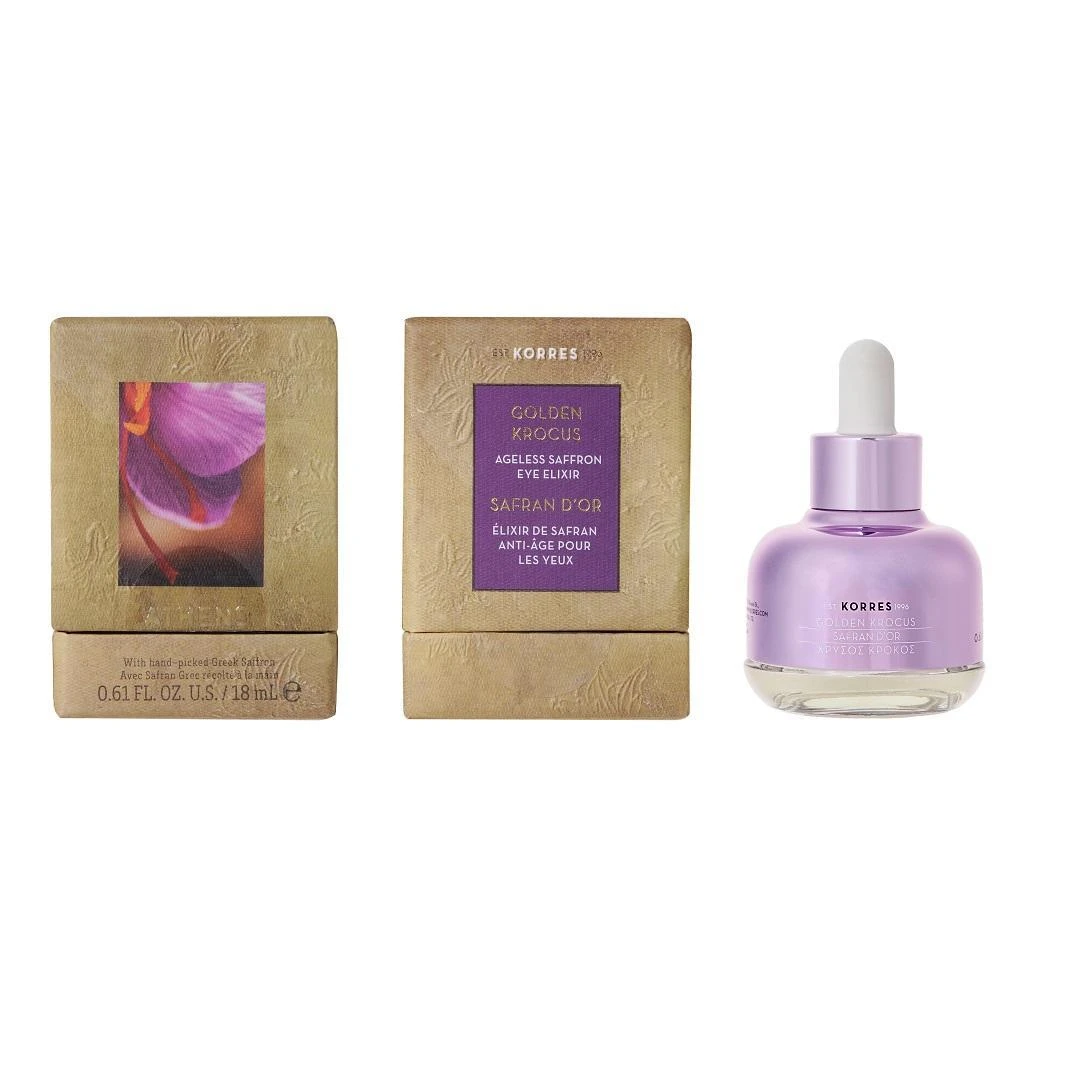 KORRES Golden Krocus Anti-Ageing Oog Elixer 1 KORRES Golden Krocus Anti-Ageing Oog Elixer